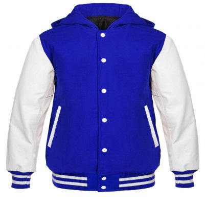 Varsity Hoody Royal/white